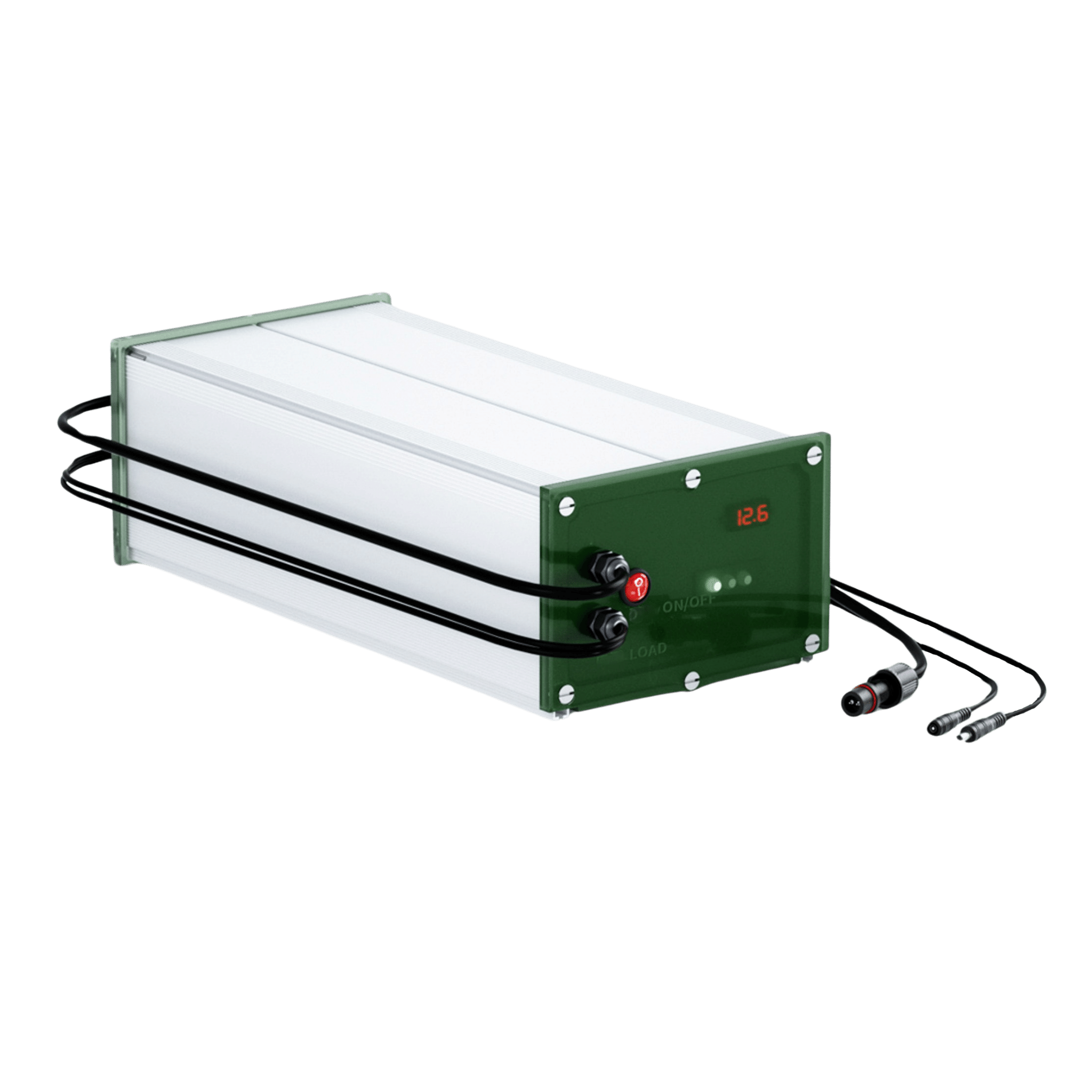 100W solar panel and 50Ah battery backup