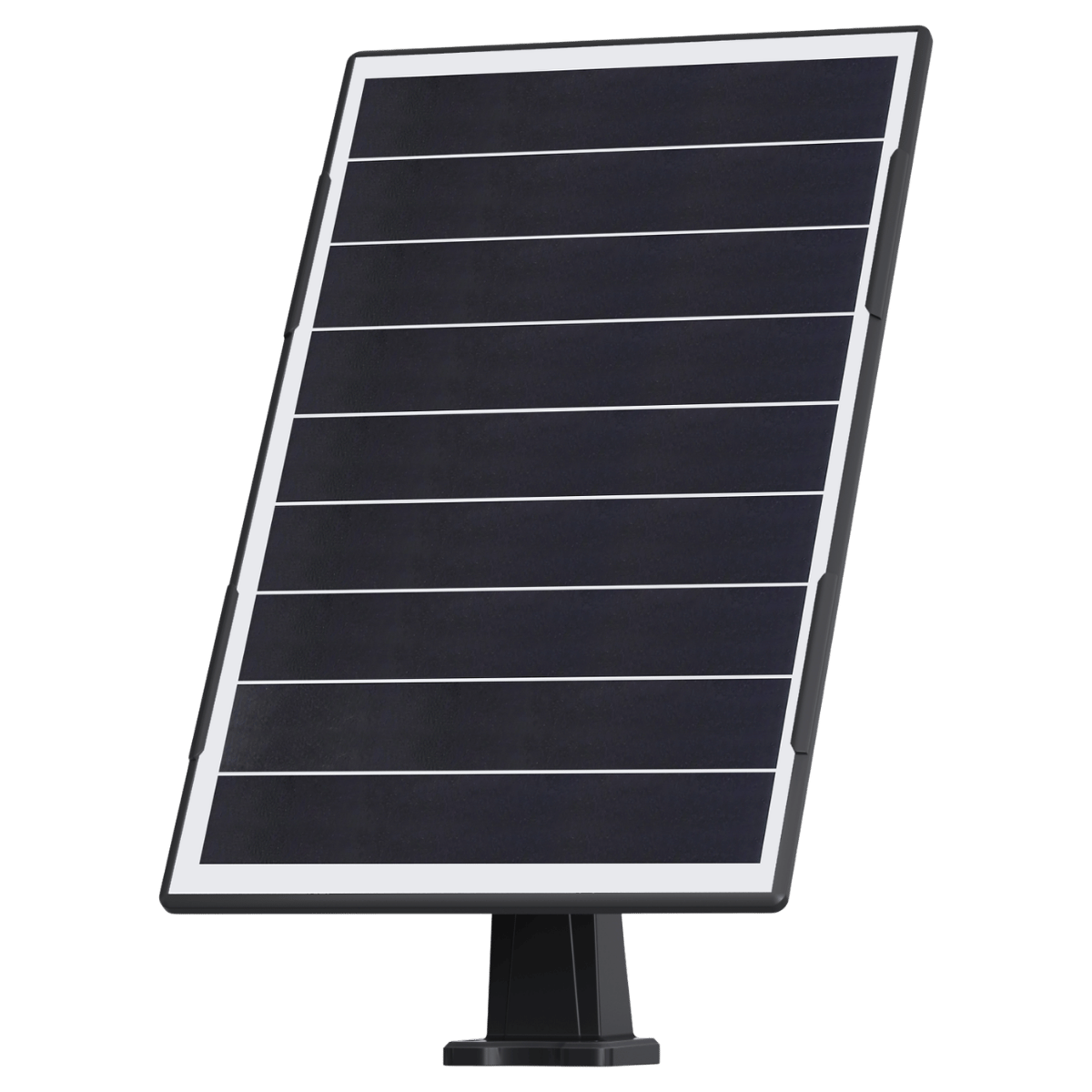 Solar panel on a white background