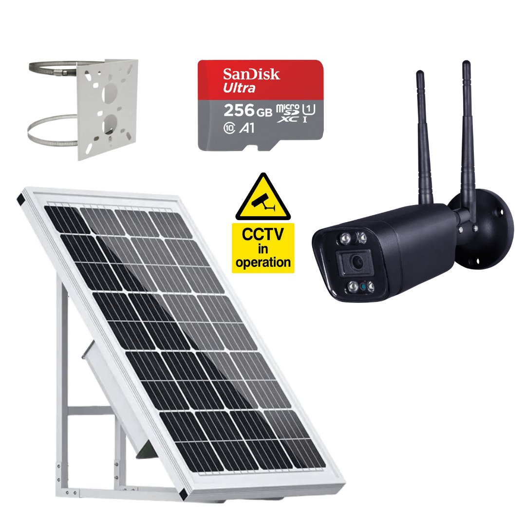 Buy Bullet Camera with Solar Bundle
