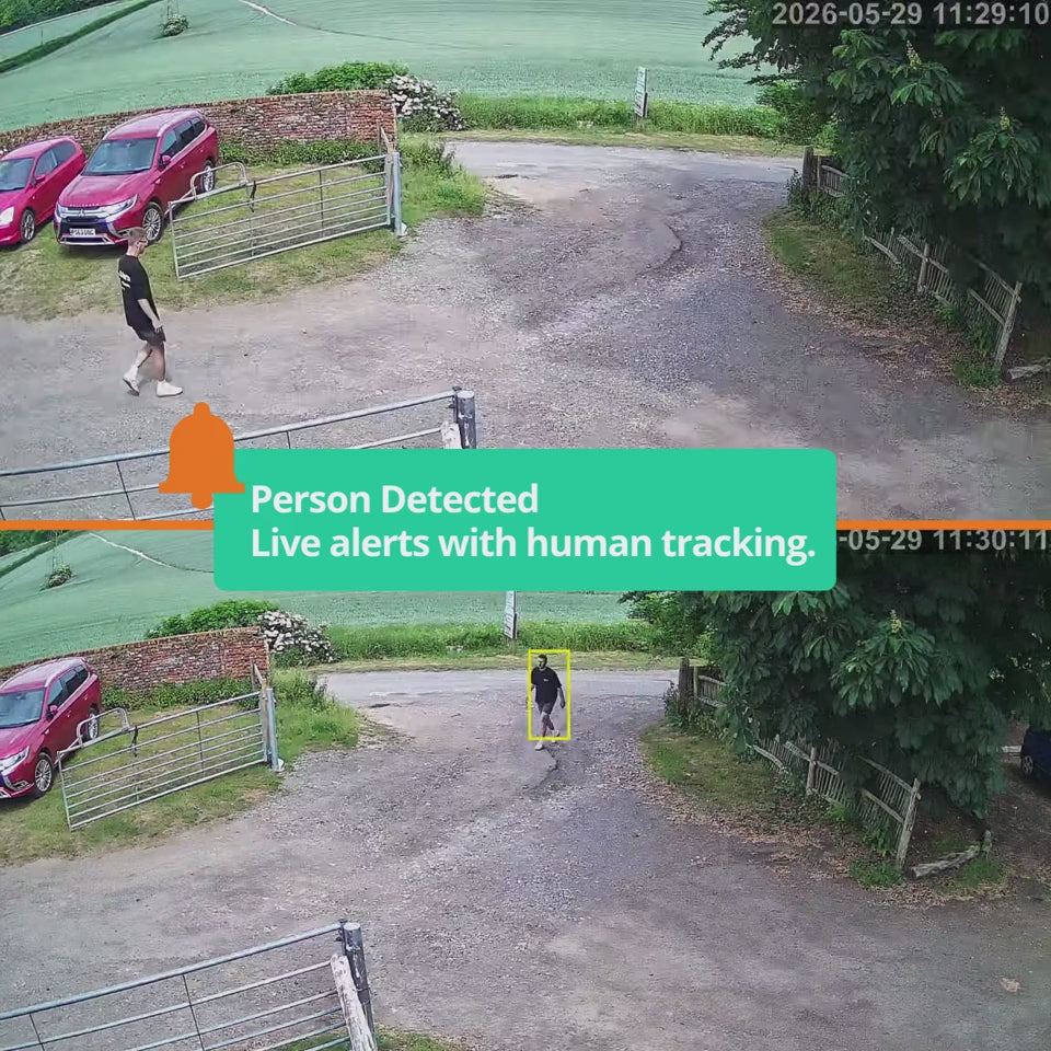 RuralView Solar 4G Human Tracking Video